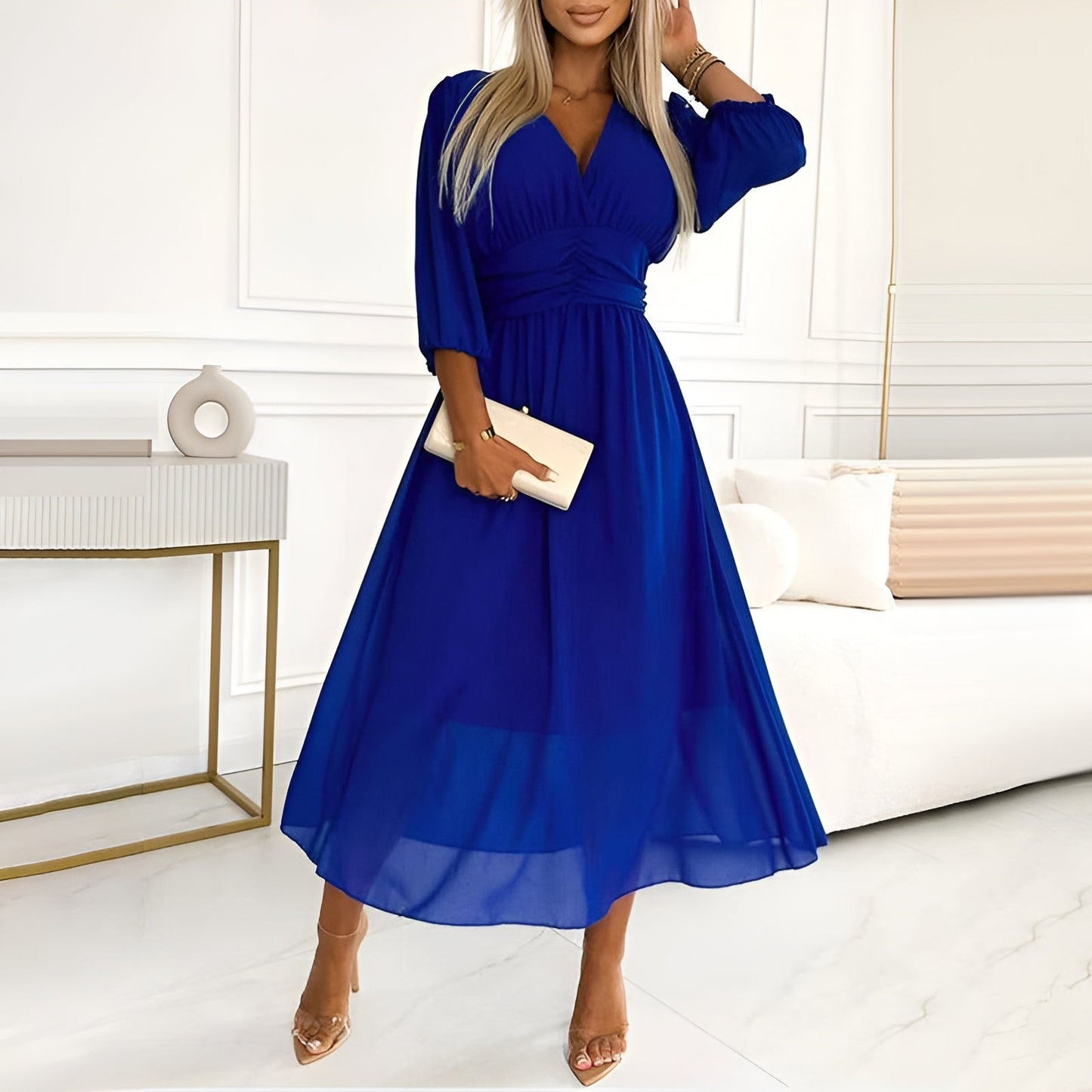 Samhaoir | Elegant Wrap Dress