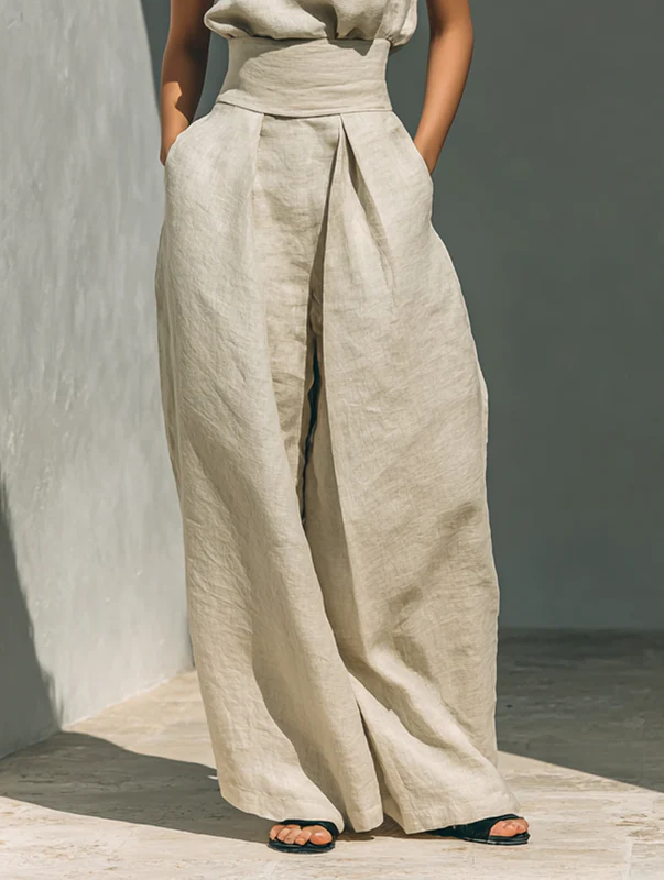 Niamh | Minimalist Sleeveless Top Set
