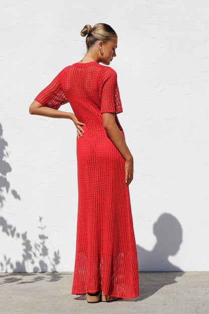 Cadhla | Crochet Maxi Dress