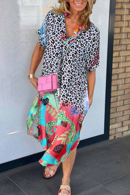 Eri™ | Relaxed Leopard Print Dress