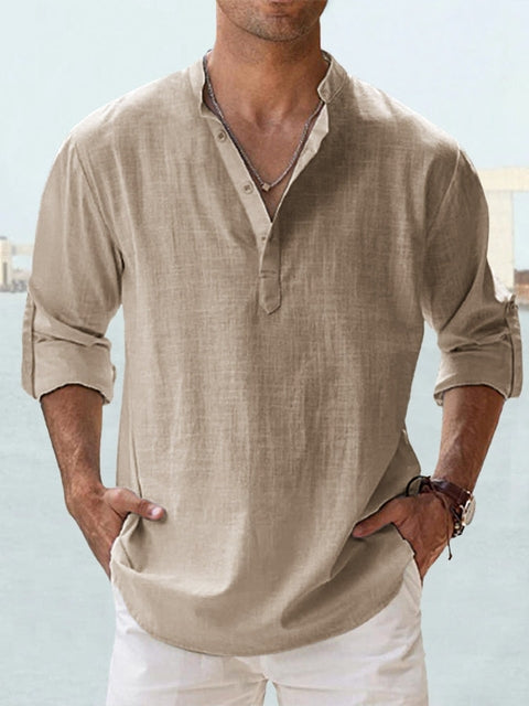 Niall | The Collarless Shirt