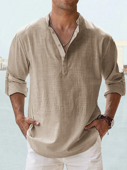 Niall | The Collarless Shirt