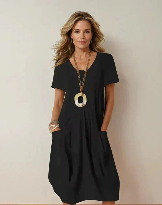 Siobhán™ | Fluid Casual Maxi Dress-