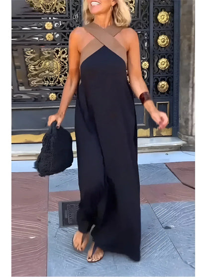 Aoife™ | Wrap-Front Maxi Dress-