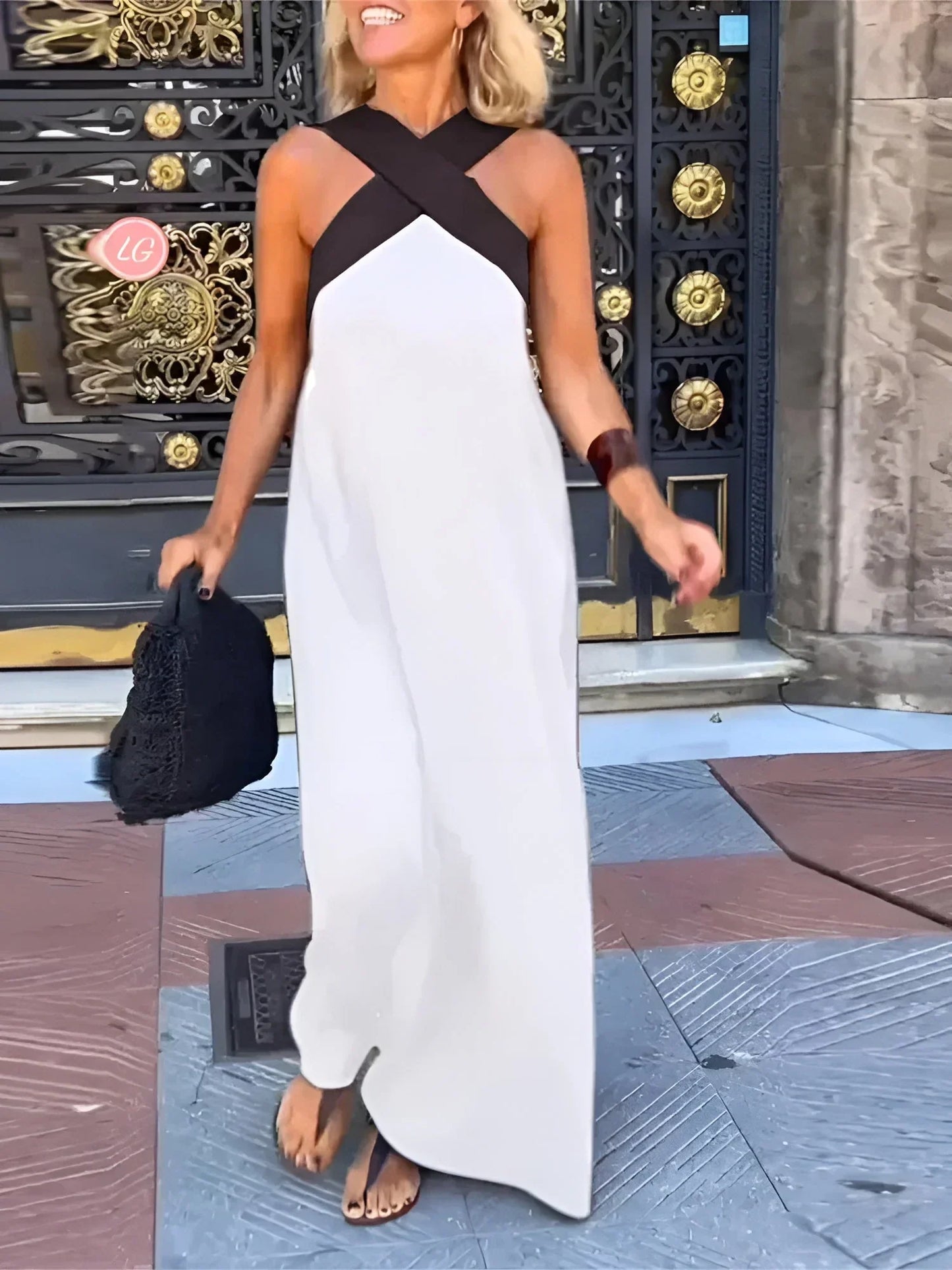 Róisín™ | Wrap-Front Maxi Dress