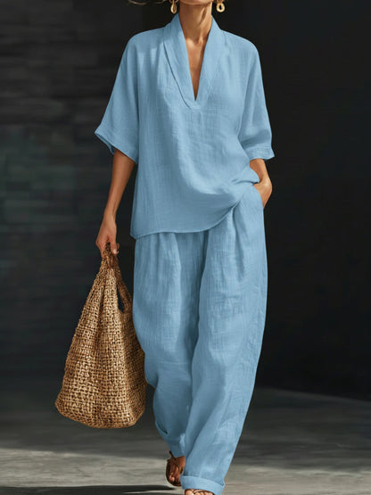 Treblann | Artistic Cotton-Linen Set