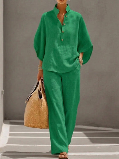 Muirgen | 2-Piece Linen and Cotton Set