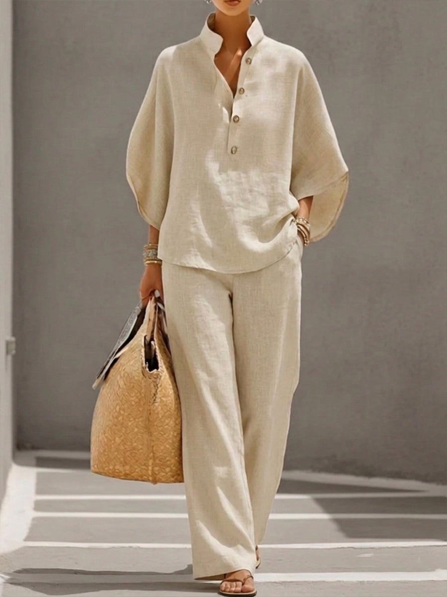 Muirgen | 2-Piece Linen and Cotton Set