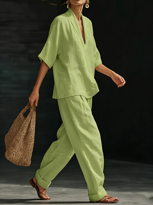 Treblann | Artistic Cotton-Linen Set
