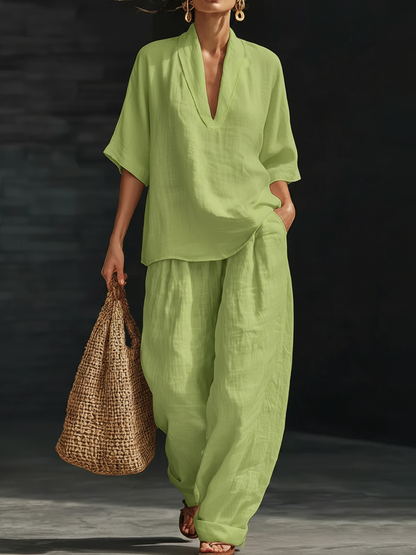 Treblann | Artistic Cotton-Linen Set