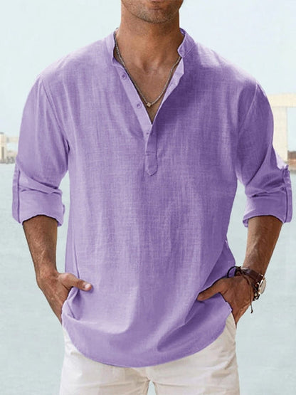 Niall | The Collarless Shirt