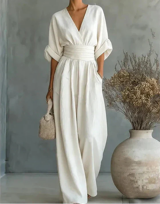 Findabair | Elegant Wide-Leg Jumpsuit