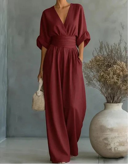 Findabair | Elegant Wide-Leg Jumpsuit