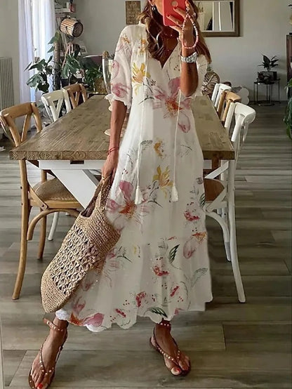 Meadhbh | Boho Tummy-Coverage Dress