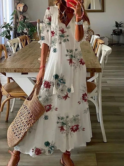 Meadhbh | Boho Tummy-Coverage Dress