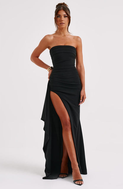 Áedammair | Strapless Luxe Maxi Dress